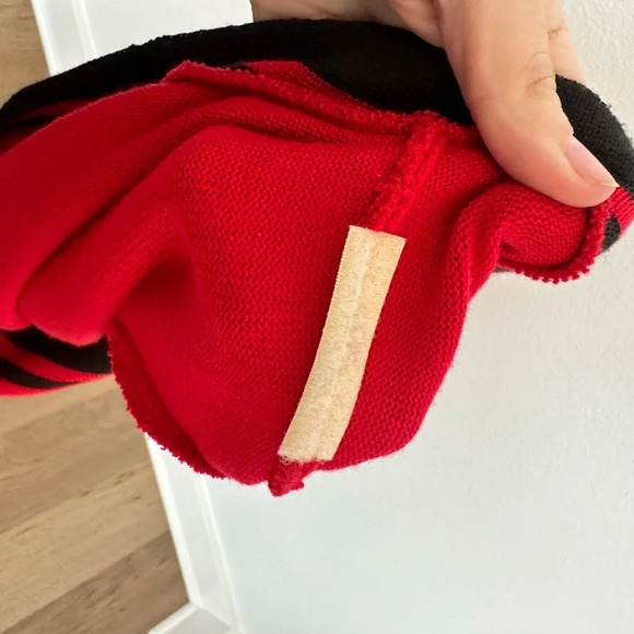 Criselda for Rustan's Red and Black Cardigan with Gold Buttons Large - Picture 9 of 11